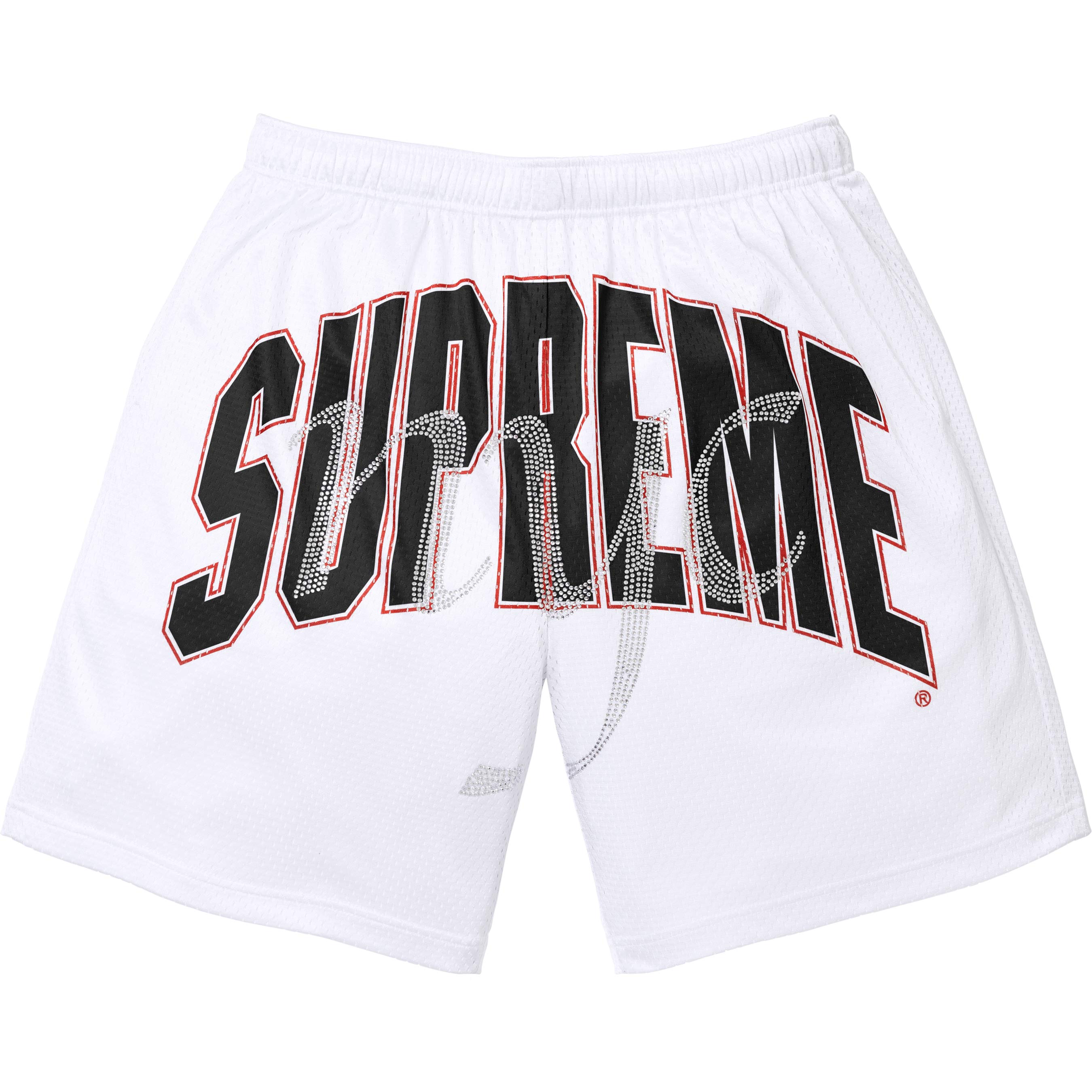 Rhinestone Mesh Short view 13